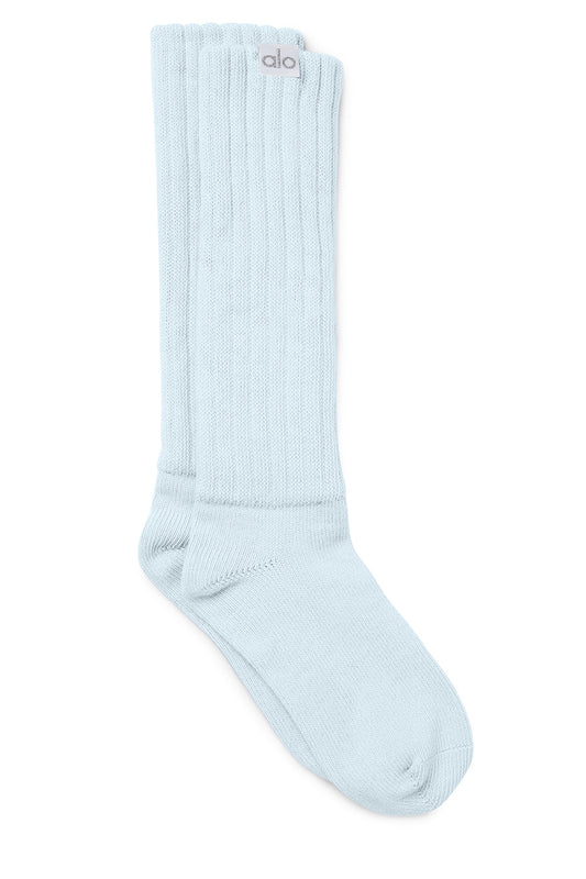 Women's Scrunch Sock - Powder Blue