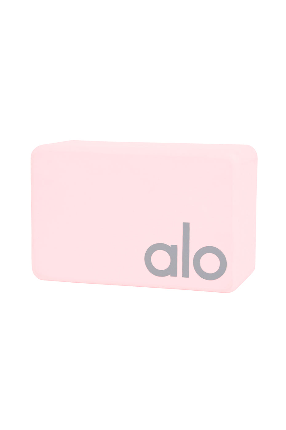 Uplifting Yoga Block - Powder Pink/Silver