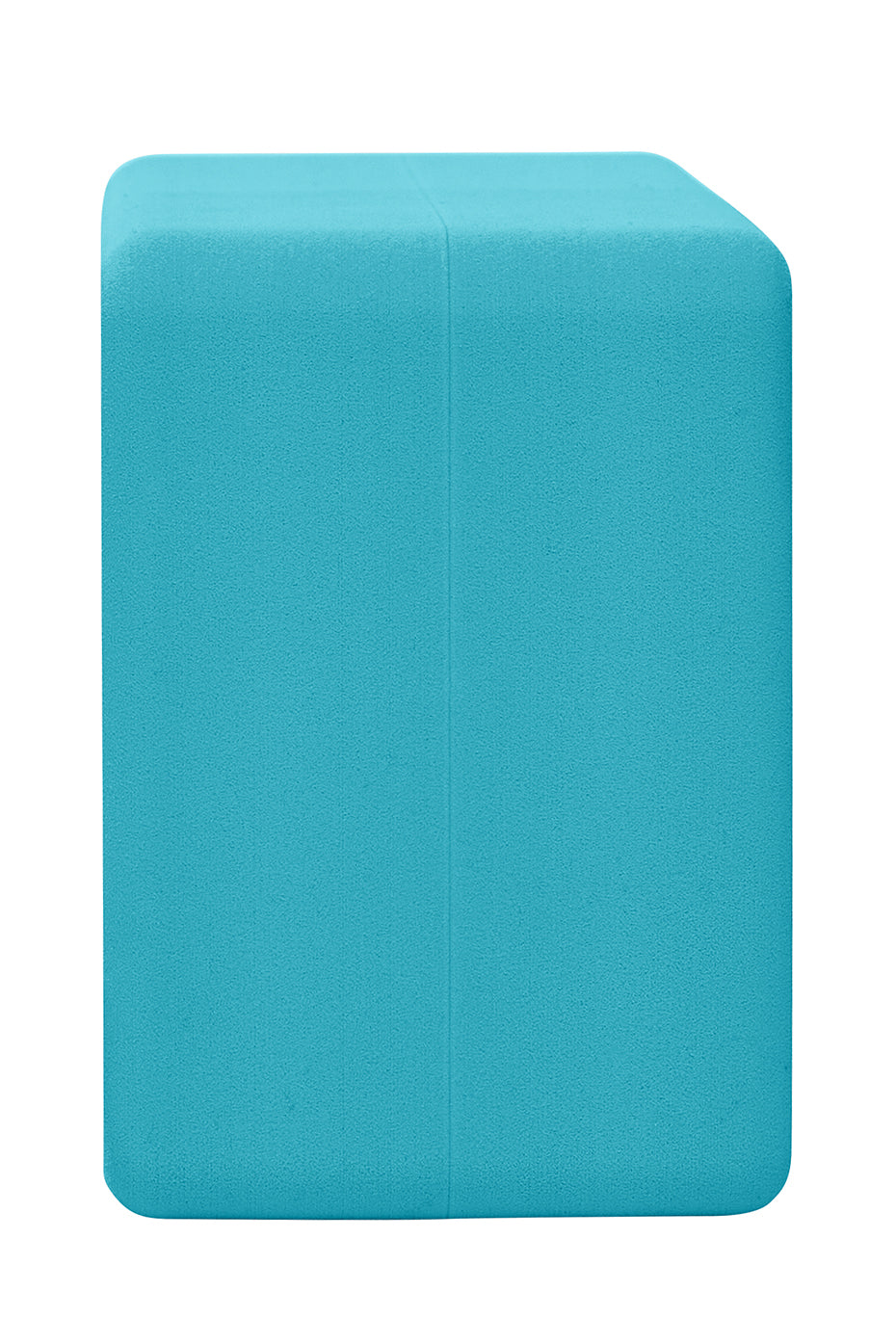 Uplifting Yoga Block - Bright Aqua/Silver