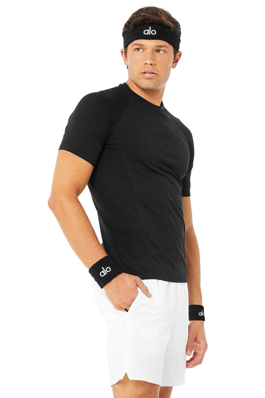 Glow Sweatband (2-Pack) - Black/White
