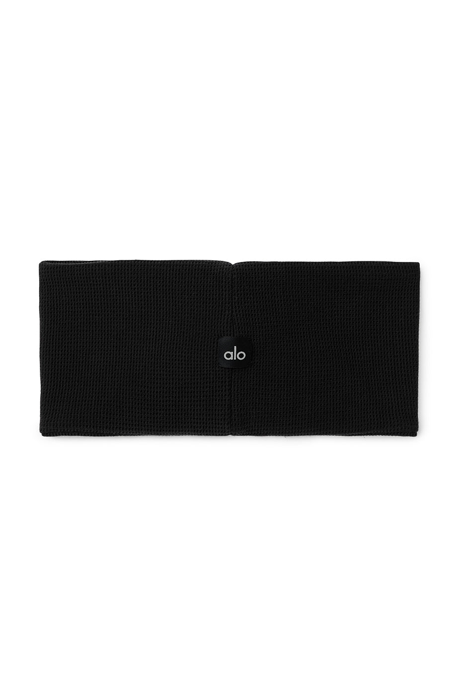 Micro Waffle Headband - Black