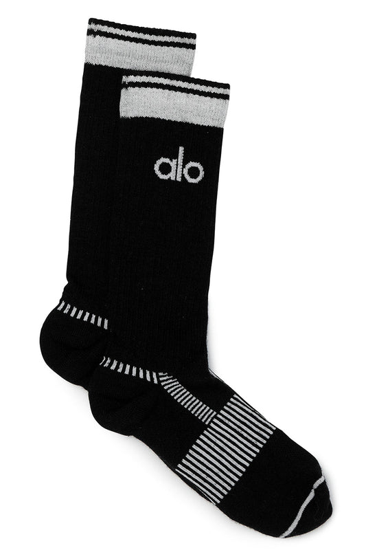 Women's Wool-Tech Crew Sock - Black