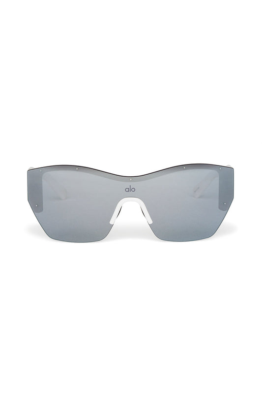 Stunner Sunglasses - Gunmetal/White