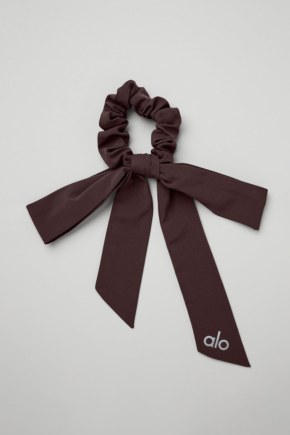 Love Knots Tie Scrunchie - Raisin