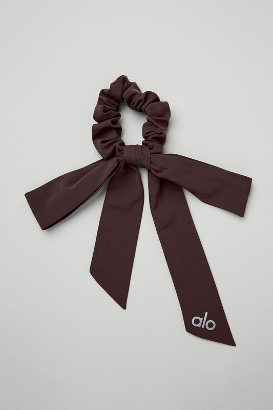 Love Knots Tie Scrunchie - Raisin