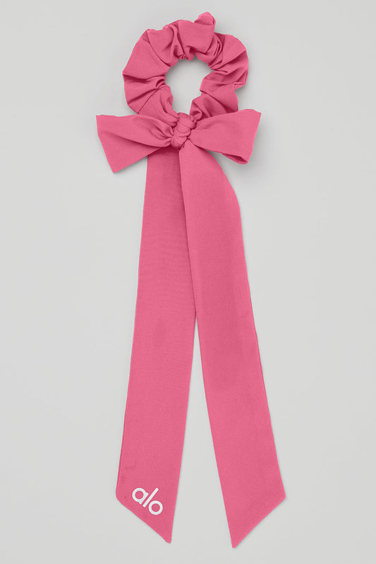 Love Knots Tie Scrunchie - Pink Fuchsia