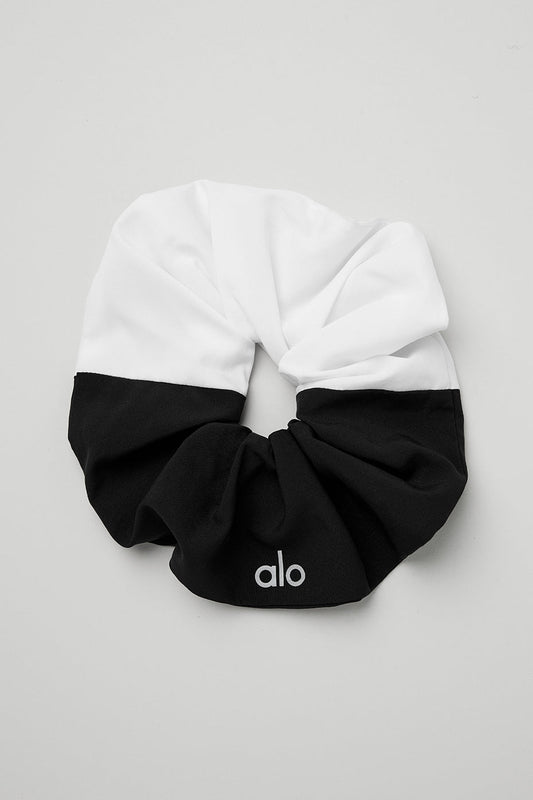 Oversized Scrunchie - Black/White