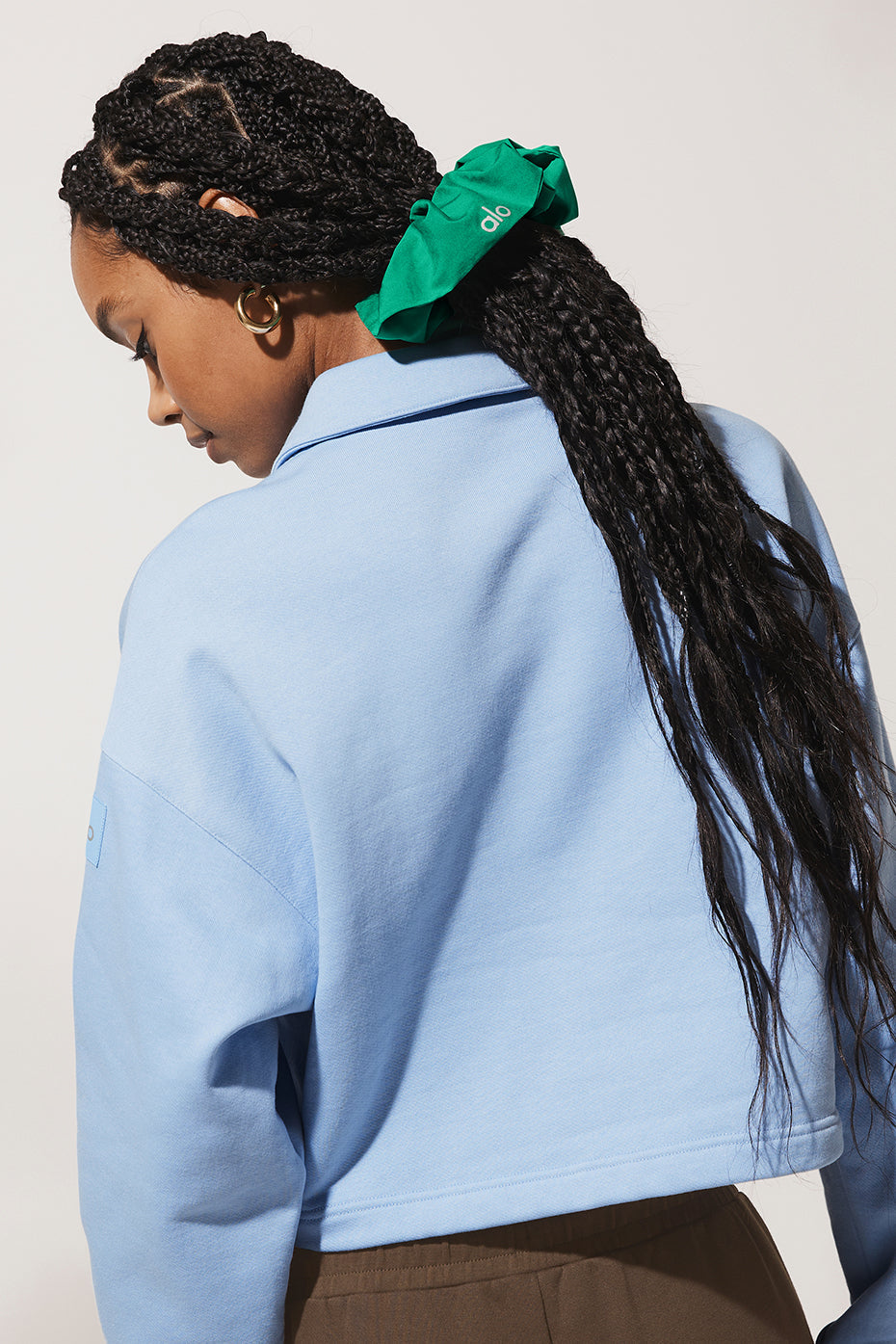 Oversized Scrunchie - Green Emerald