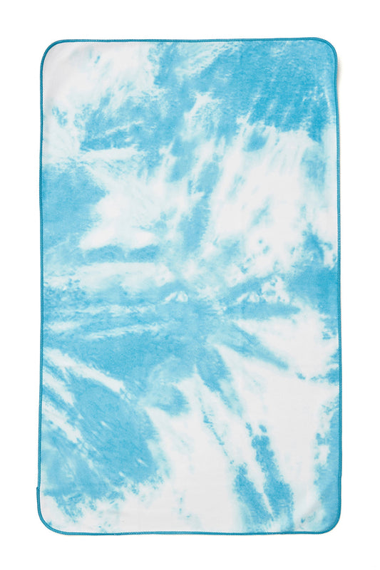 Tie-Dye Performance No Sweat Hand Towel - Bright Aqua Tie Dye
