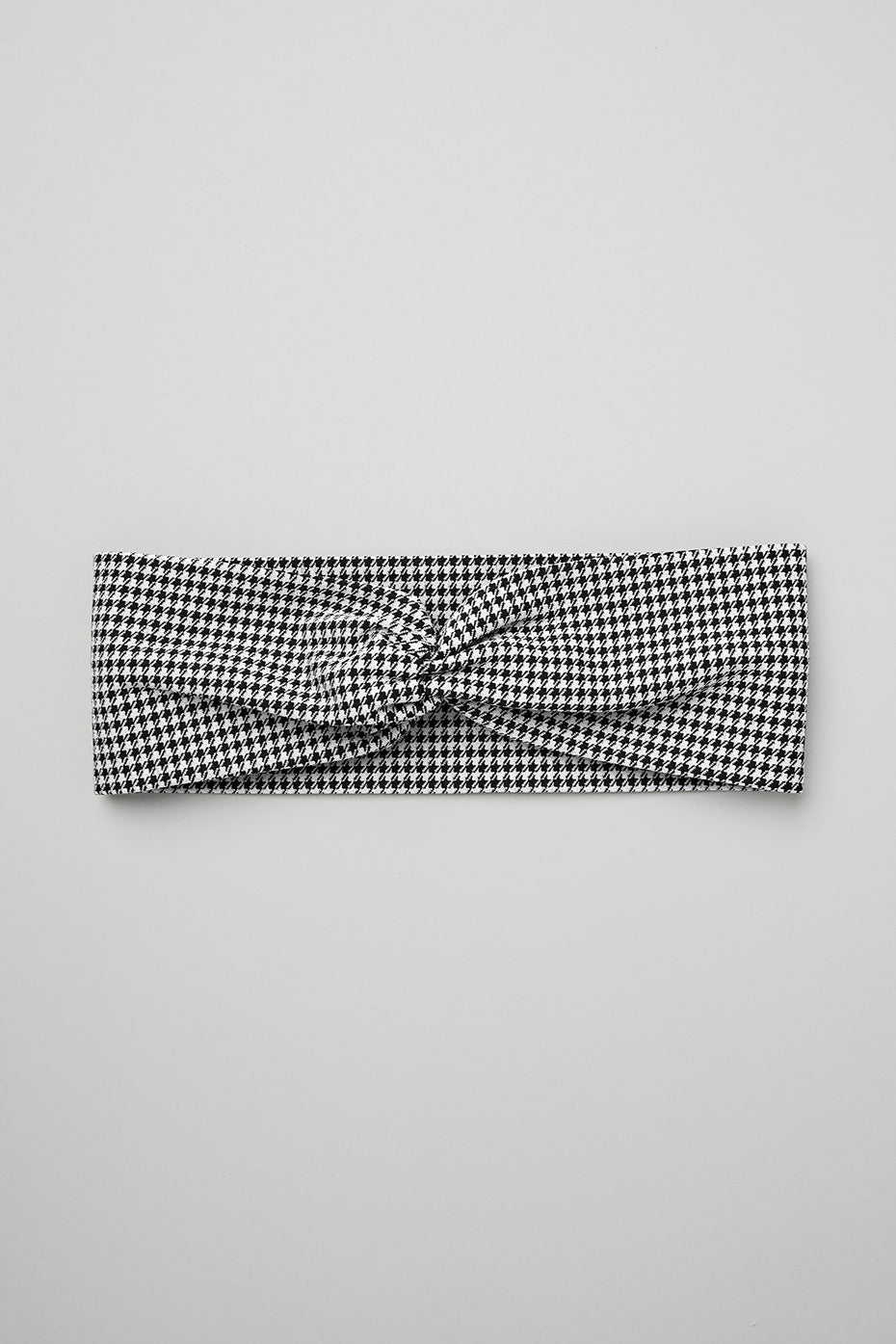 Houndstooth Headband - White/Black