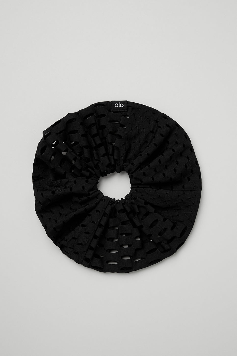 Mesh Haute Summer Scrunchie - Black