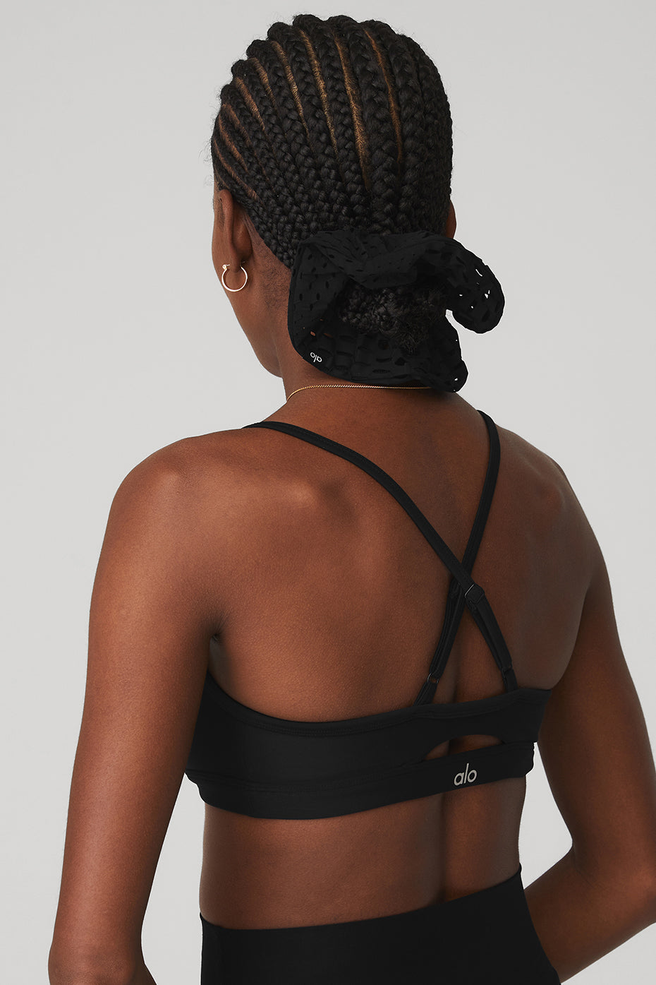 Mesh Haute Summer Scrunchie - Black