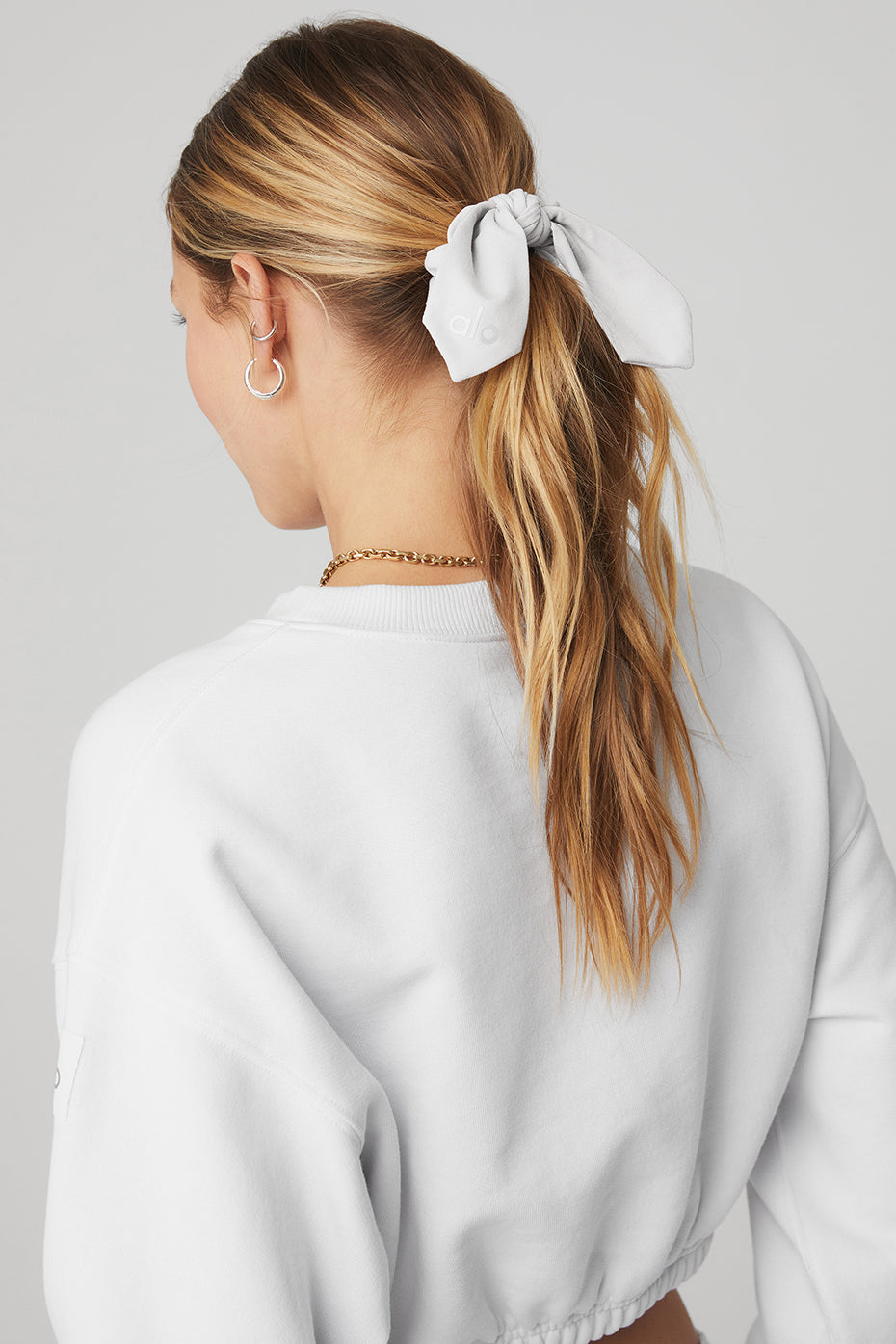 Alosoft Rhythm Scrunchie - White