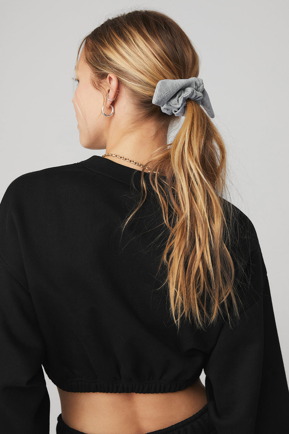 Alosoft Rhythm Scrunchie - Athletic Heather Grey