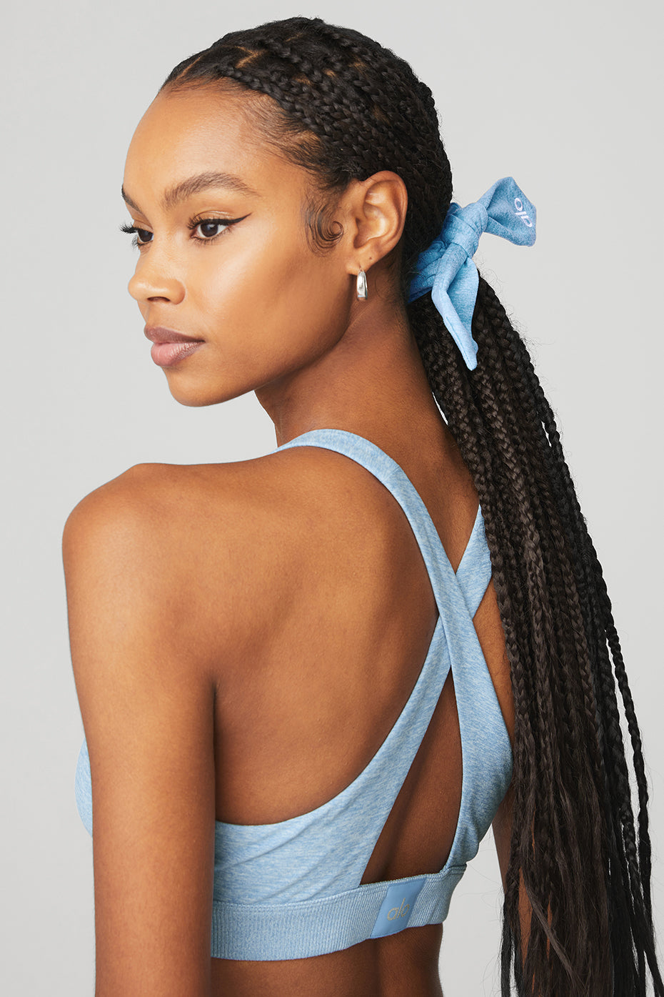 Alosoft Rhythm Scrunchie - Tile Blue Heather