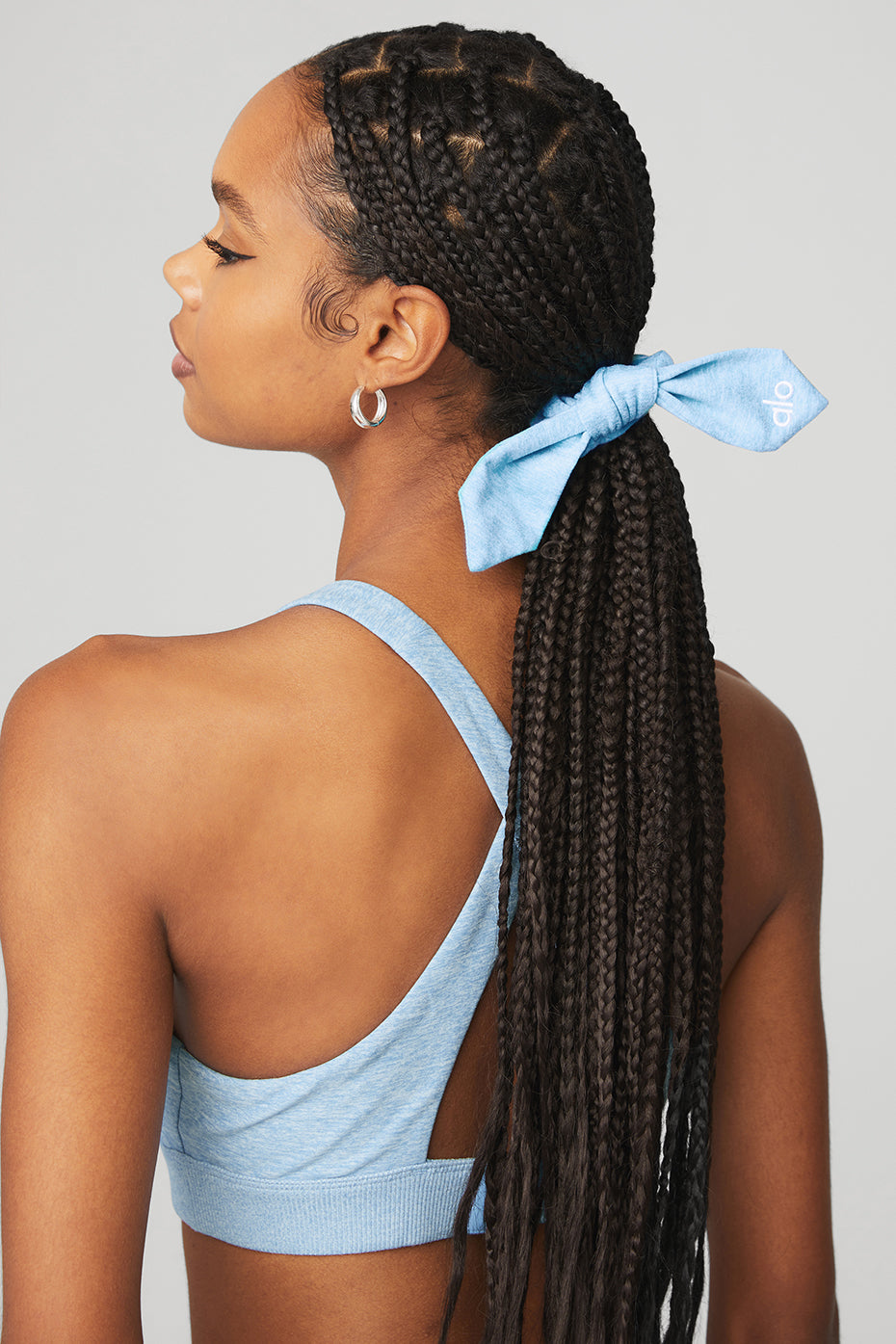 Alosoft Rhythm Scrunchie - Tile Blue Heather