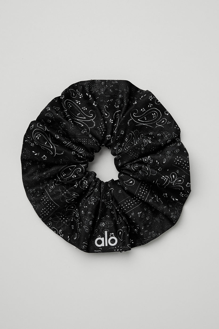Bandana Oversized Scrunchie - Black