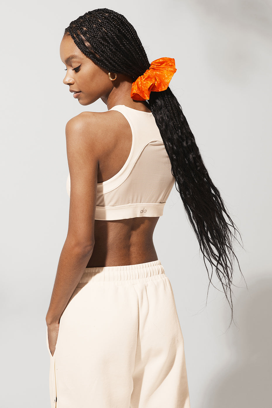 Bandana Oversized Scrunchie - Orange