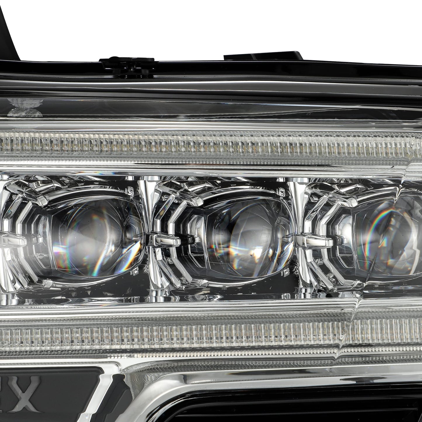 AlphaRex 16+ Toyota Tacoma NOVA LED Projector Headlights Plank Style Chrome w/Activation Light (arx880706)