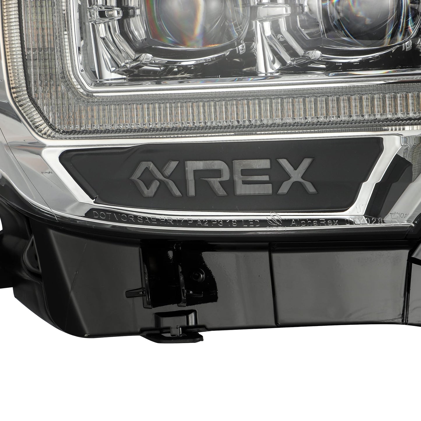 AlphaRex 16+ Toyota Tacoma NOVA LED Projector Headlights Plank Style Chrome w/Activation Light (arx880706)