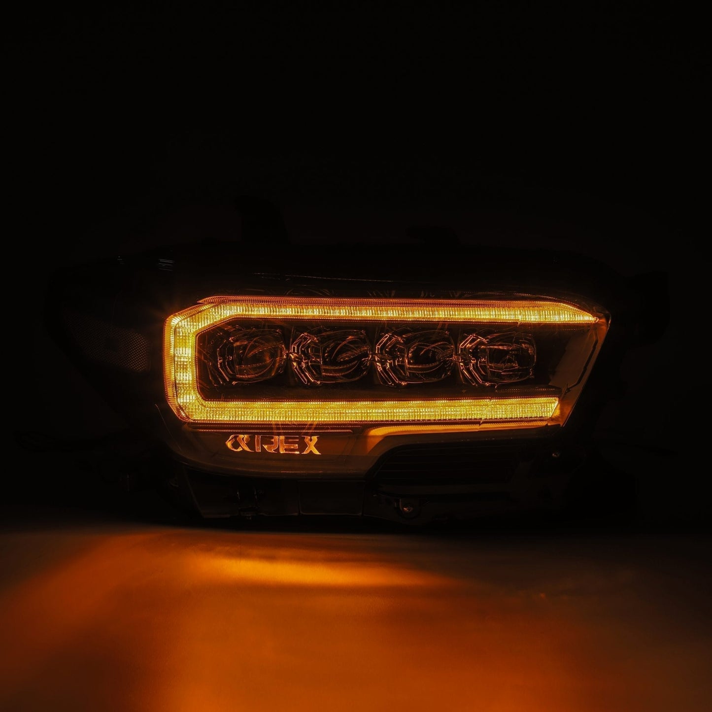 AlphaRex 16+ Toyota Tacoma NOVA LED Projector Headlights Plank Style Chrome w/Activation Light (arx880706)