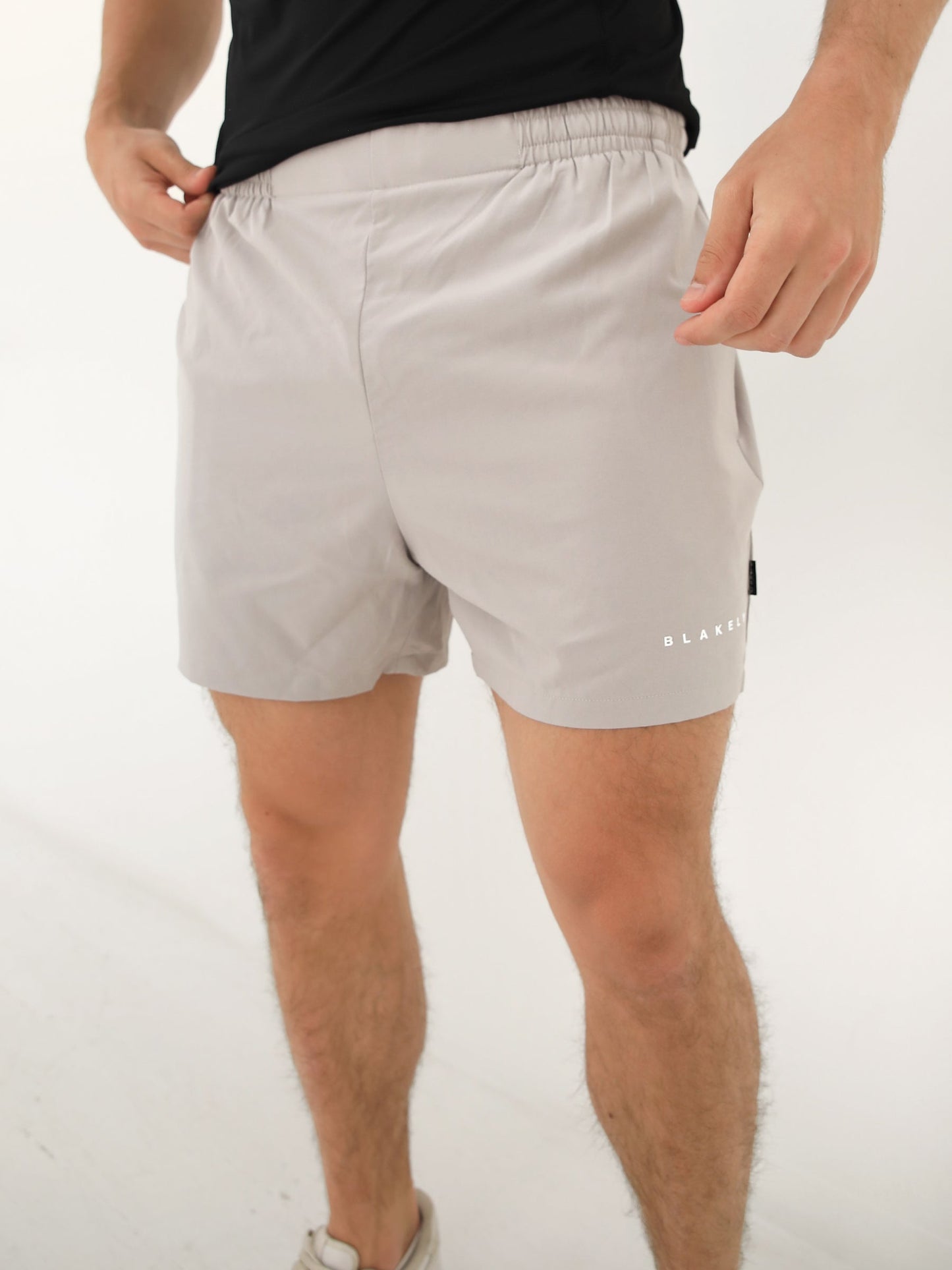 Apex Gym Shorts - Light Grey
