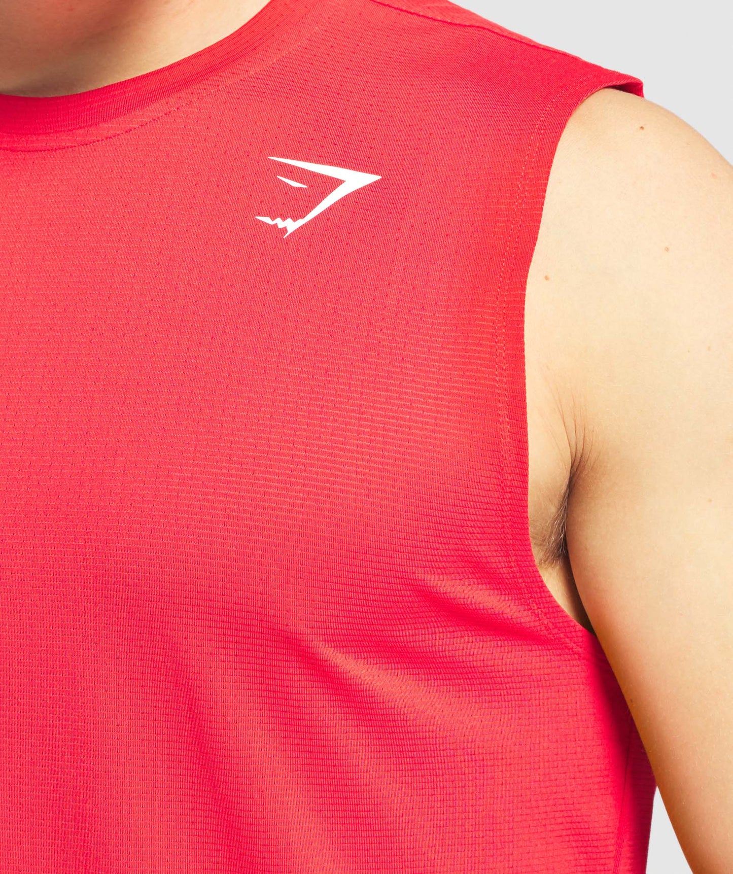 Gymshark Arrival Sleeveless Tee - Red