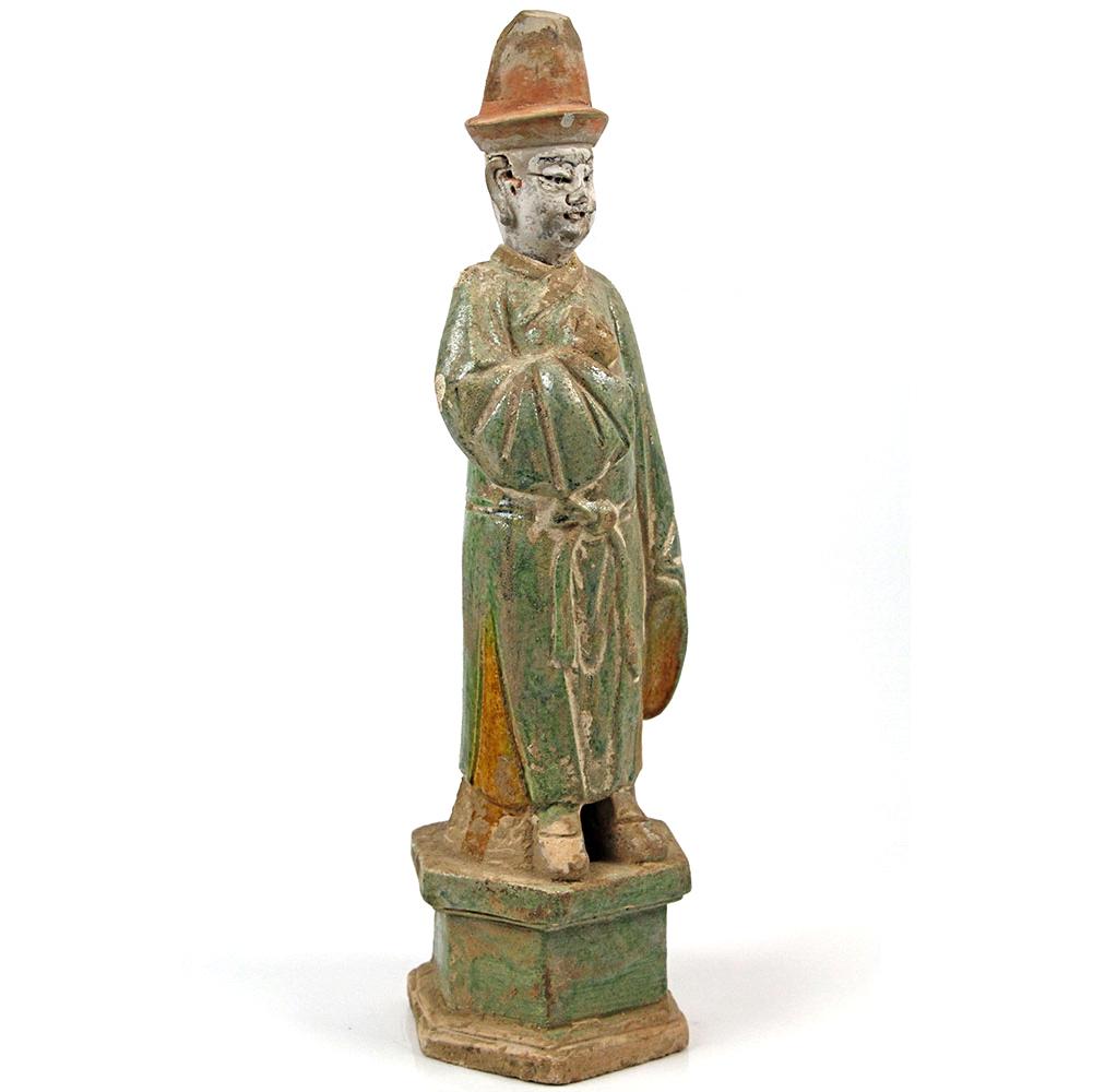 A Chinese Sancai-Glazed Attendant, Ming Dynasty, ca 1368-1644 CE