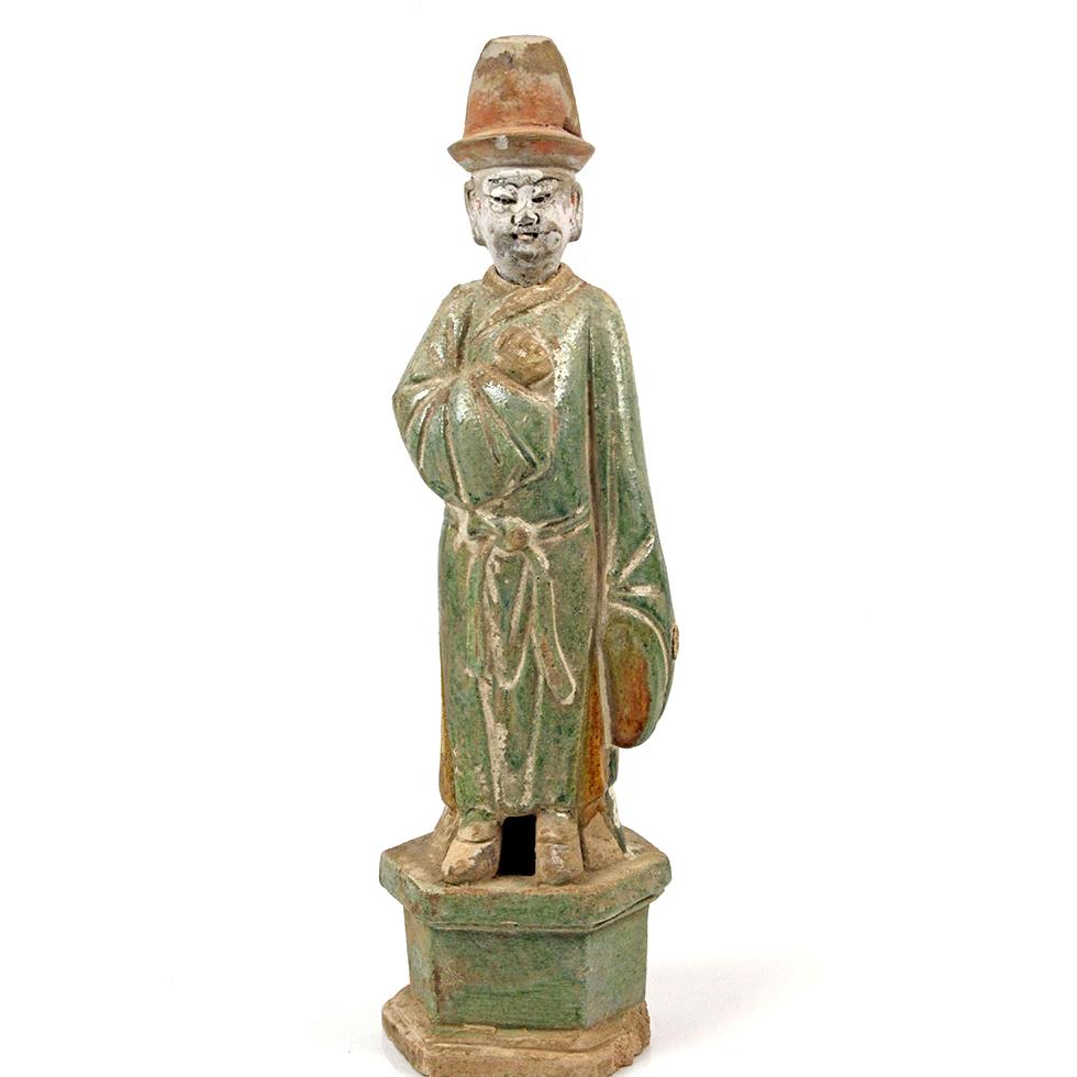 A Chinese Sancai-Glazed Attendant, Ming Dynasty, ca 1368-1644 CE