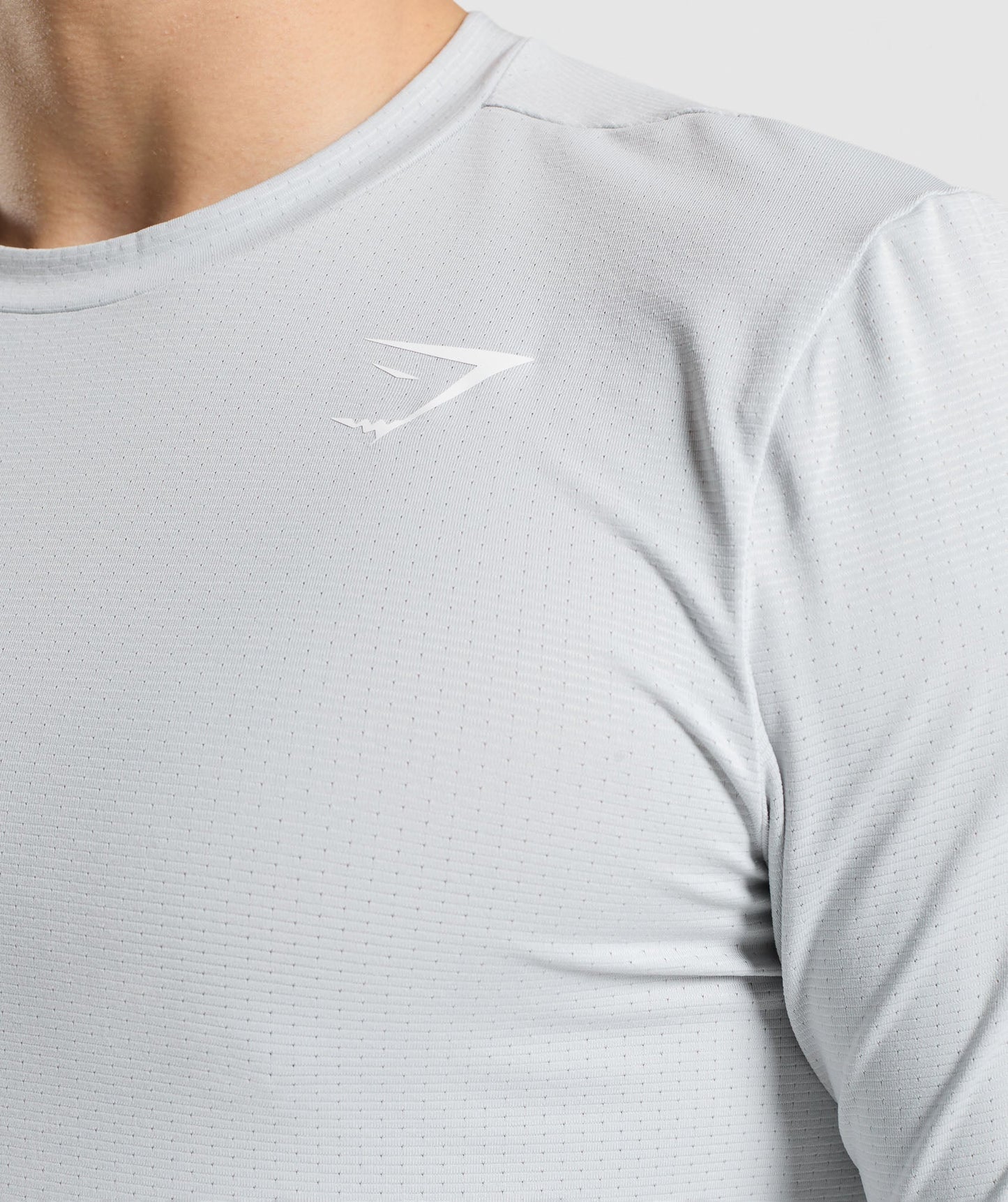 Gymshark Arrival Long Sleeve T-Shirt - Light Grey