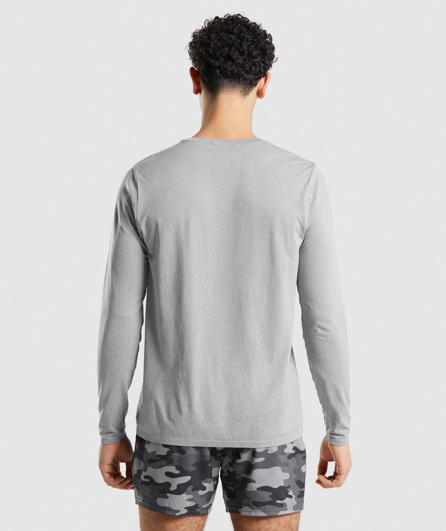 Gymshark Arrival Seamless Long Sleeve T-Shirt - Grey