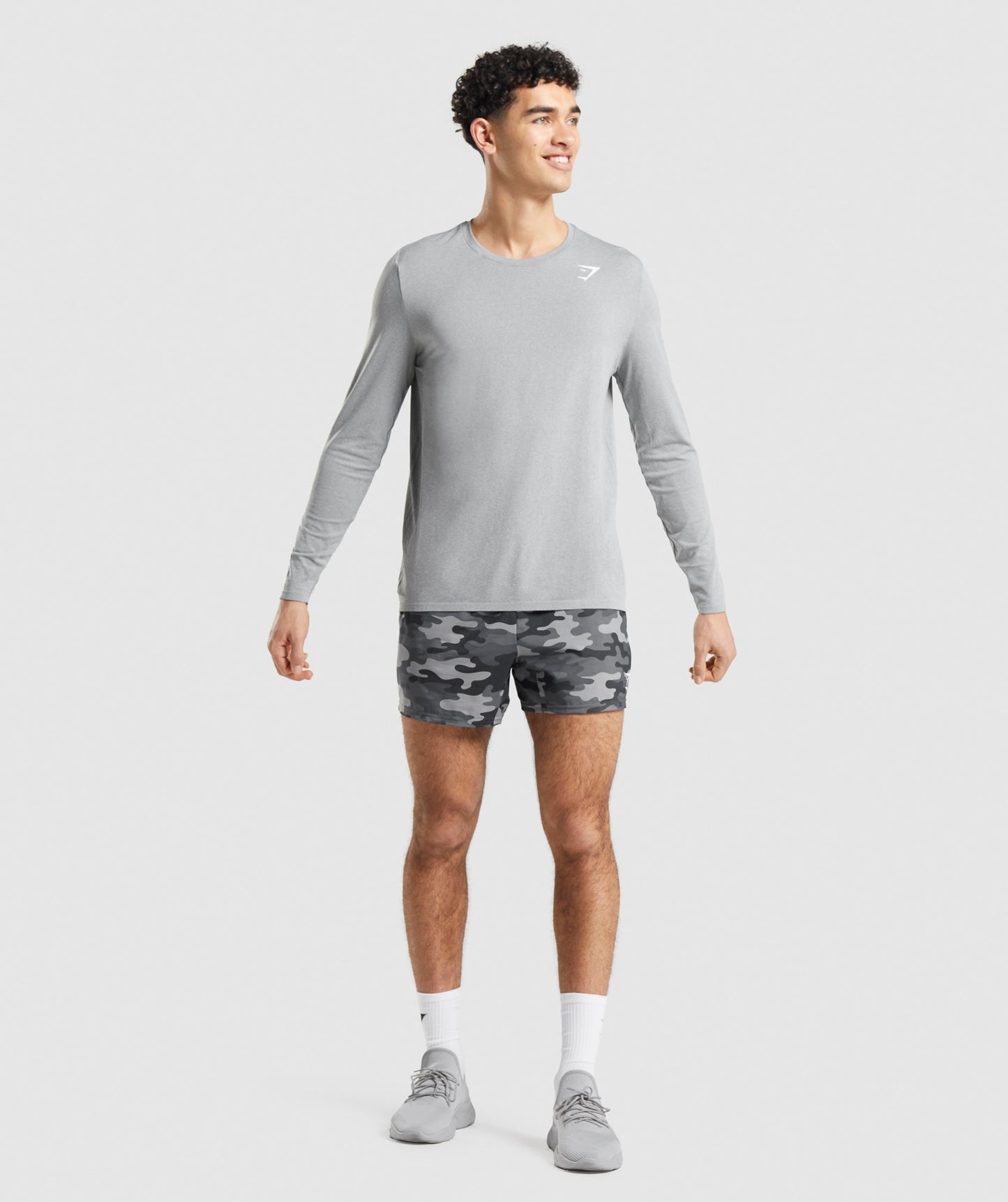 Gymshark Arrival Seamless Long Sleeve T-Shirt - Grey