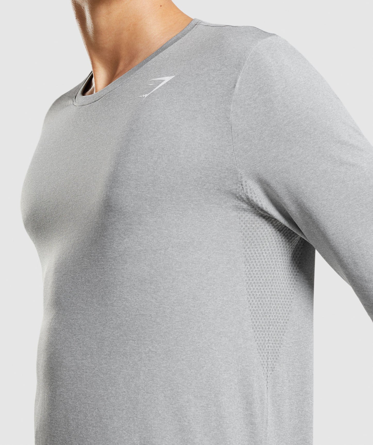 Gymshark Arrival Seamless Long Sleeve T-Shirt - Grey