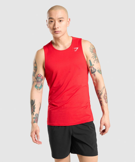 Gymshark Arrival Tank - Red