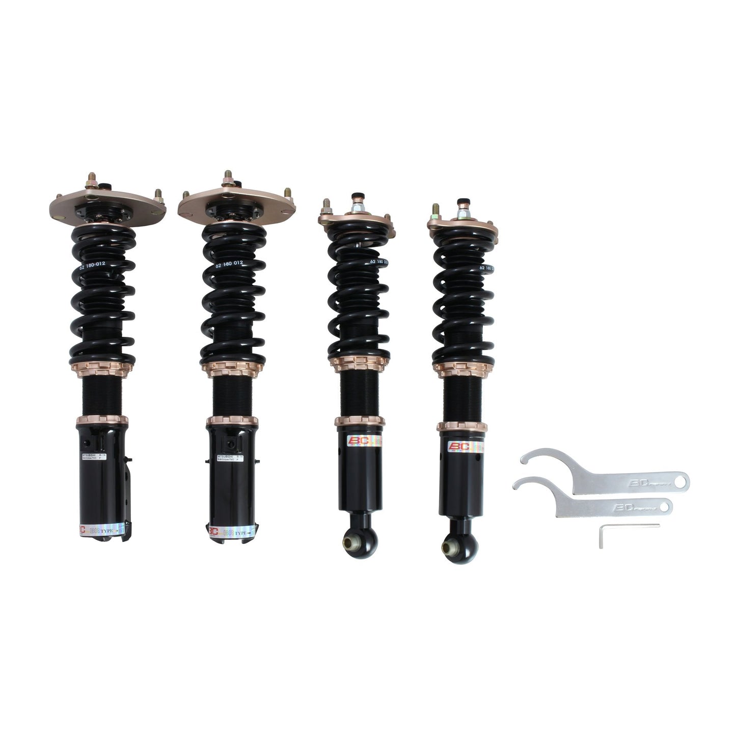 BC Racing BR Coilovers for 89-94 Mitsubishi Eclipse FWD (BCR.B-16-BR)