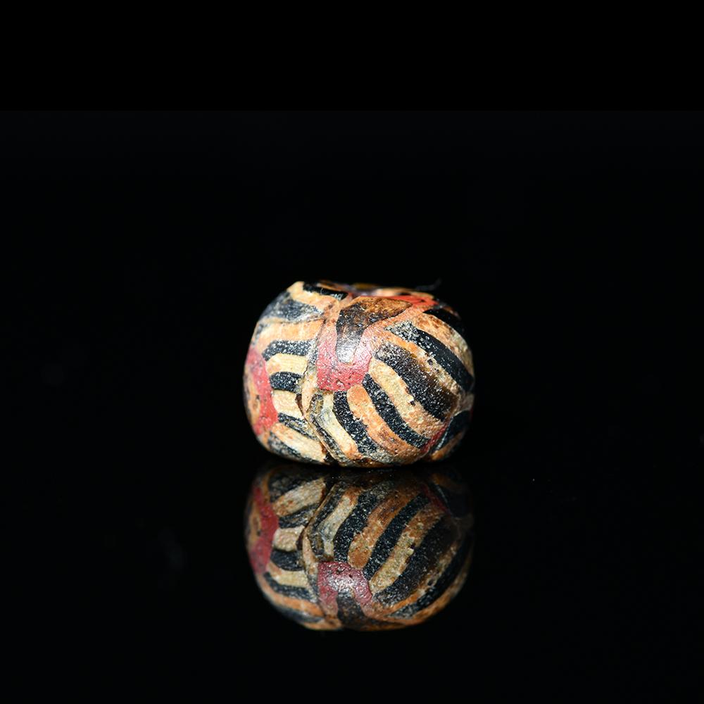 A Roman Millefiori Glass Bead, Roman Imperial Period, ca. 1st century CE