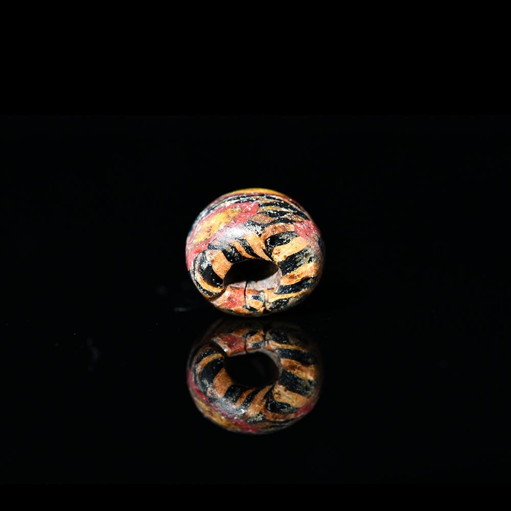 A Roman Millefiori Glass Bead, Roman Imperial Period, ca. 1st century CE