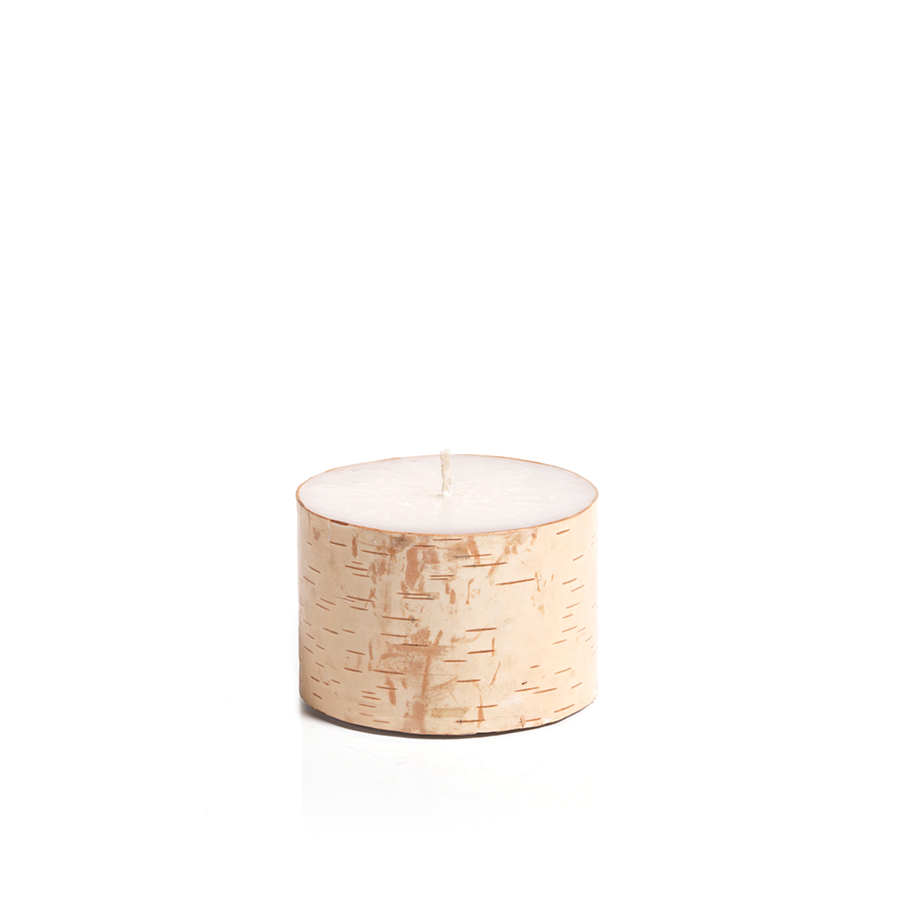 Birchwood Scented Pillar Candle in Various Sizes
