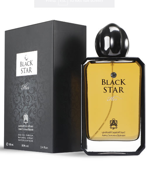 Black Star For Women Spray Perfume 100ml Abdul Samad Al Qurashi Perfumes