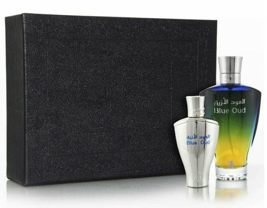 Arabian Oud Blue Oud Set by Arabian Oud Oil 24ml & Spray 100ml By Arabin Oud Perfumes