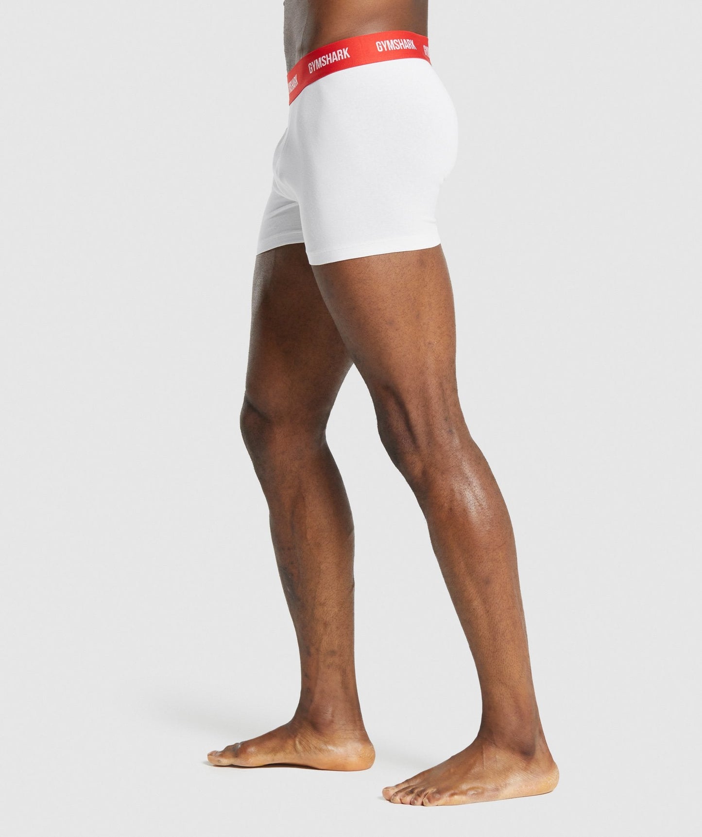 Gymshark Boxers 2pk - White/Red