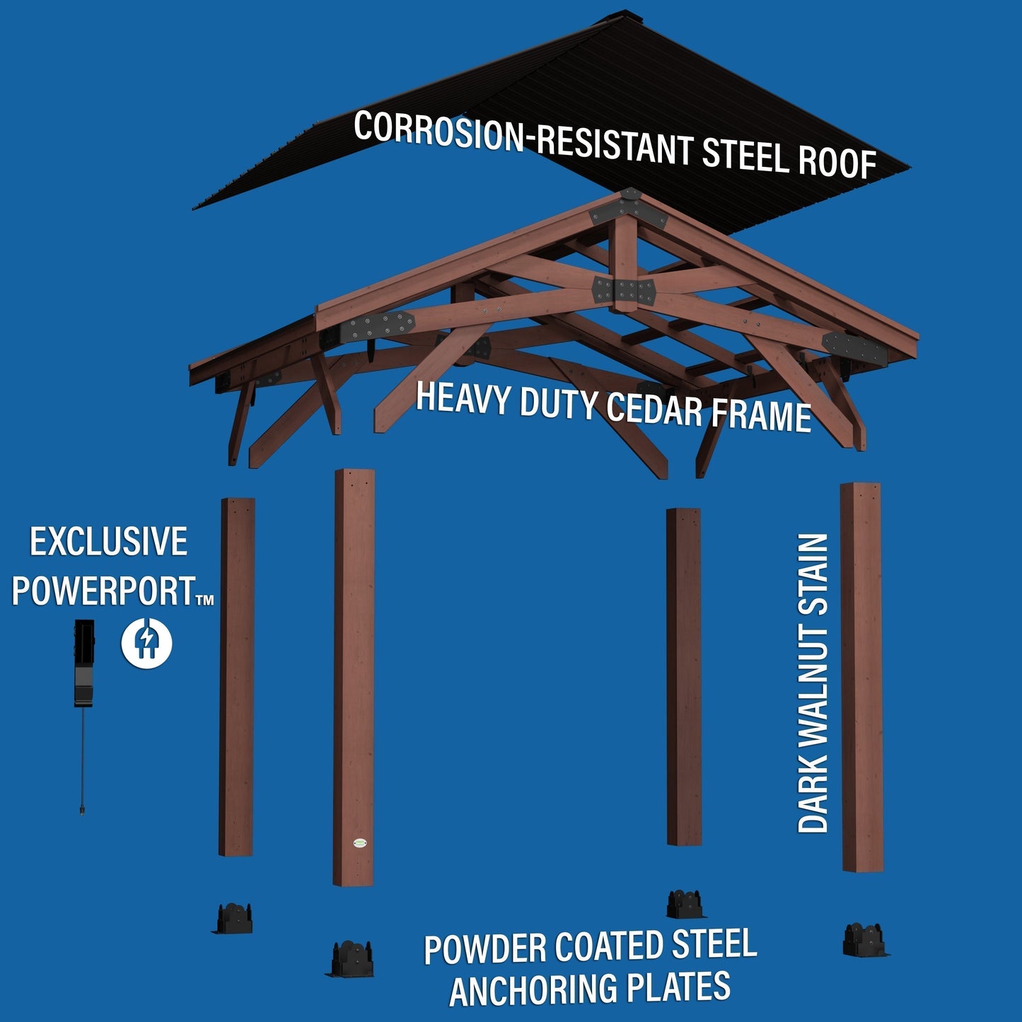 Brindlewood 12×10 Gazebo