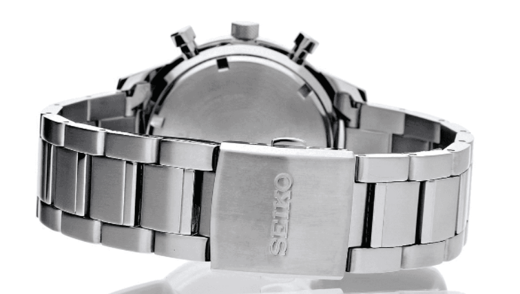 Seiko Neo Sports Chronograph Quartz Black Dial Men's Watch