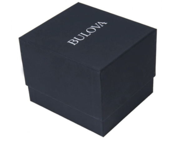 Bulova Crystal Turn Style Blue Mother of Pearl Dial Ladies Watch