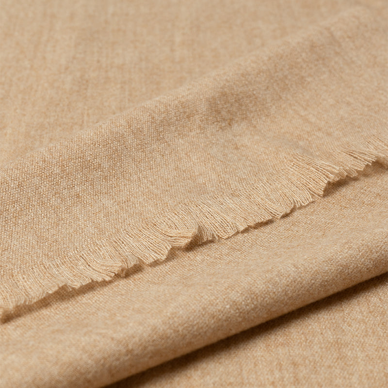 Cashmere Woolen Scarf - Beige