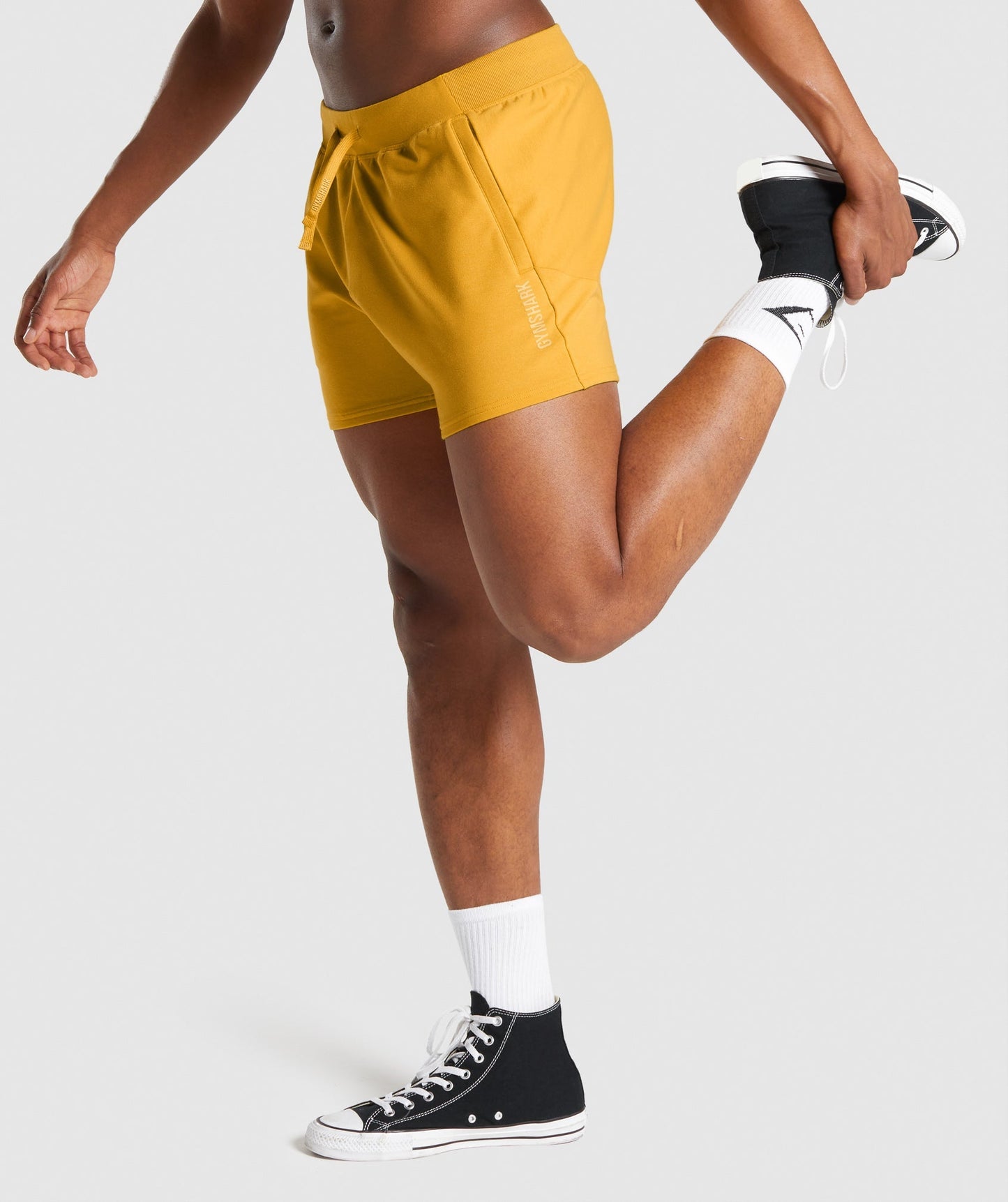 Gymshark Chalk 5" Quad Shorts - Yellow