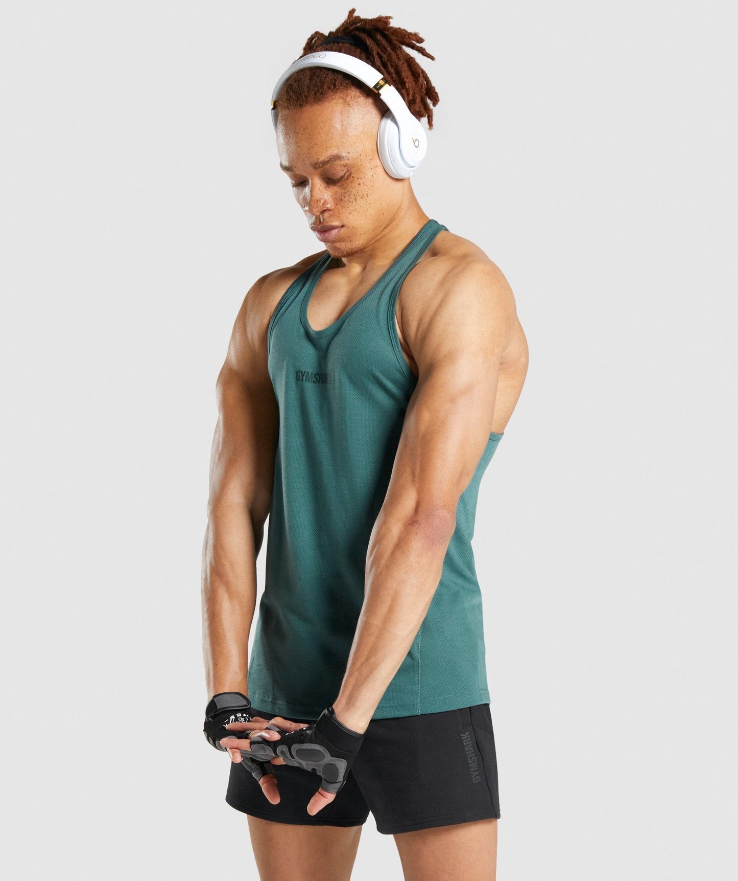 Gymshark Chalk Stringer - Dark Green