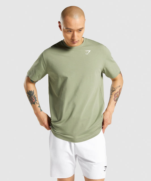 Gymshark Critical Regular Fit T-Shirt - Light Green