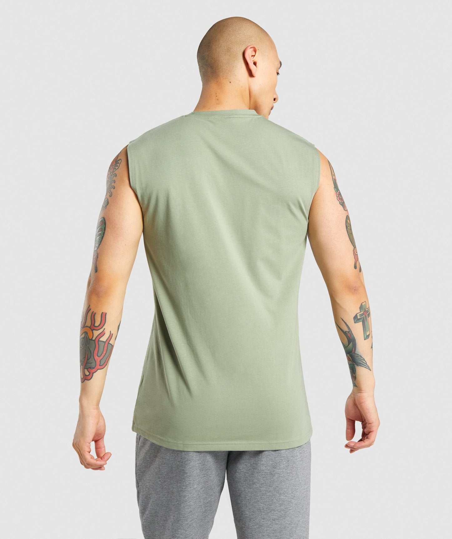 Gymshark Critical Sleeveless Tee - Light Green