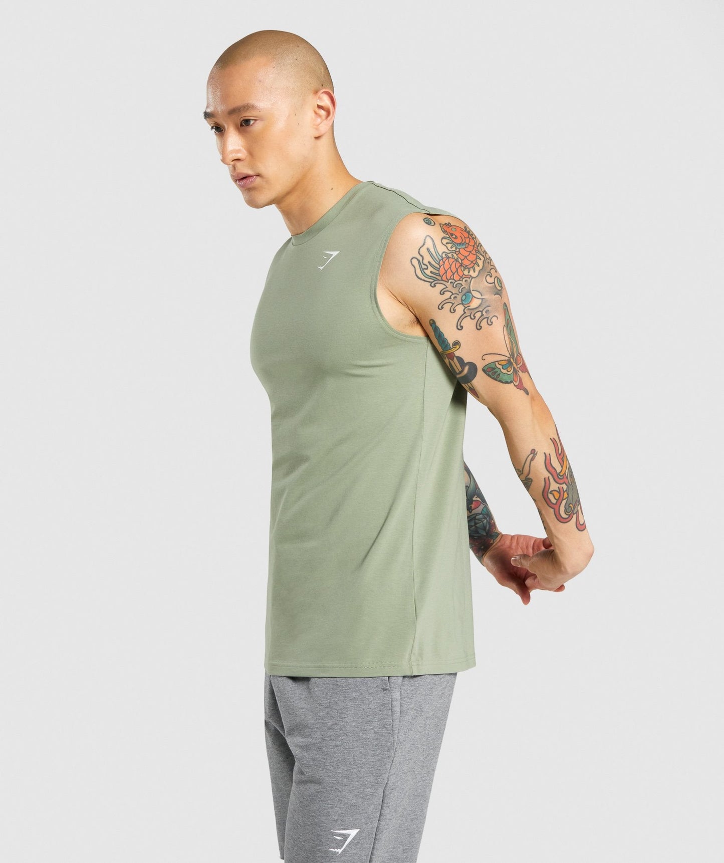 Gymshark Critical Sleeveless Tee - Light Green